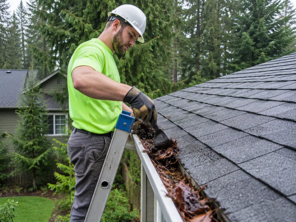 Gutter Cleaning job in Beaverton, OR